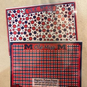 2 Ole Miss photo frame - magnetic